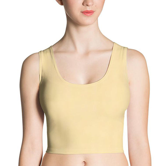 Solar Plexus Yellow Crop Top