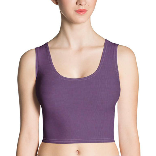 Royal Purple Crop Top