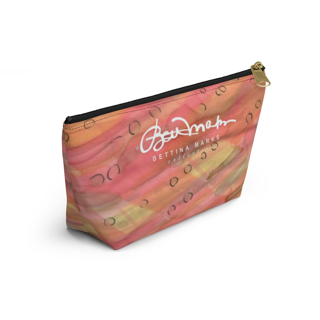 Dreamy Floral Accessory Pouch w T-bottom