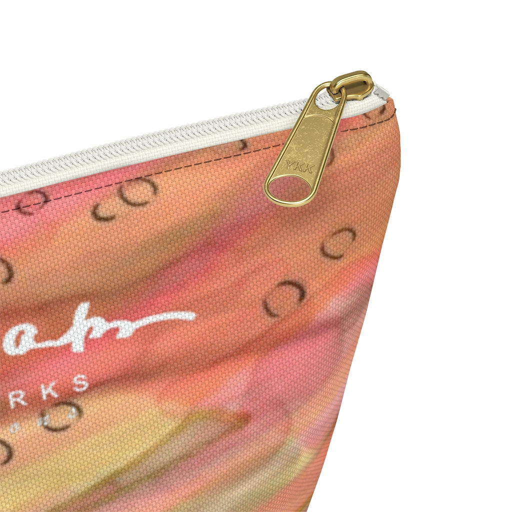 Dreamy Floral Accessory Pouch w T-bottom