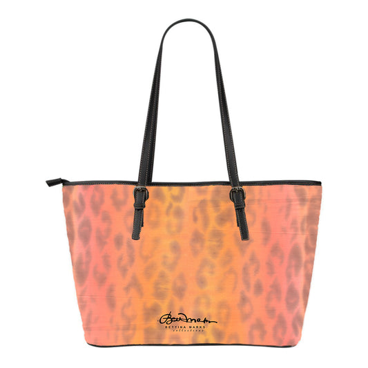 Ombre Leopard Small Tote Bag