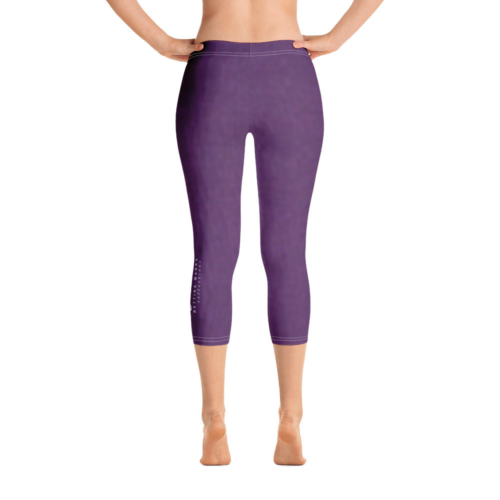 Royal Purple Capri Leggings