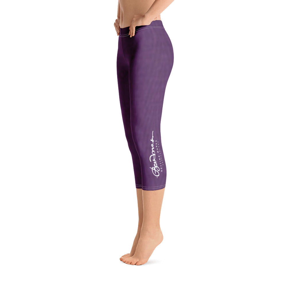 Royal Purple Capri Leggings