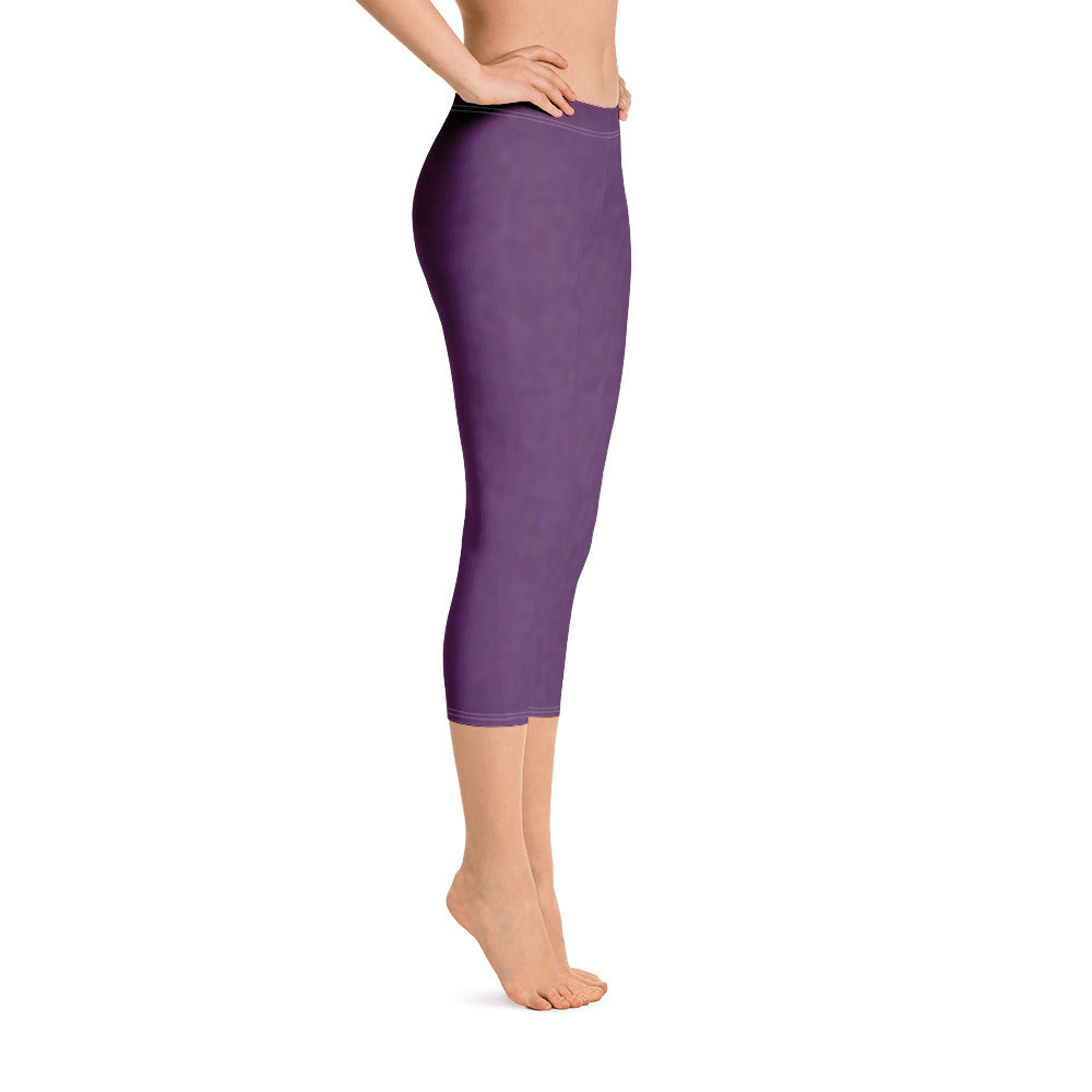 Royal Purple Capri Leggings