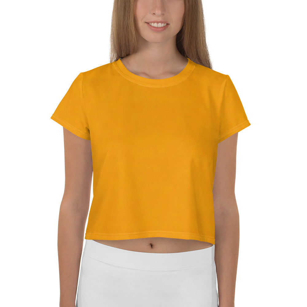 Sacral Orange Crop Tee