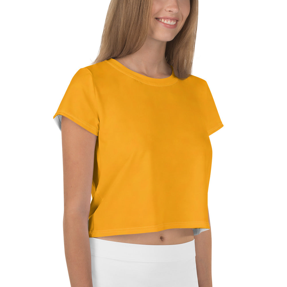 Sacral Orange Crop Tee