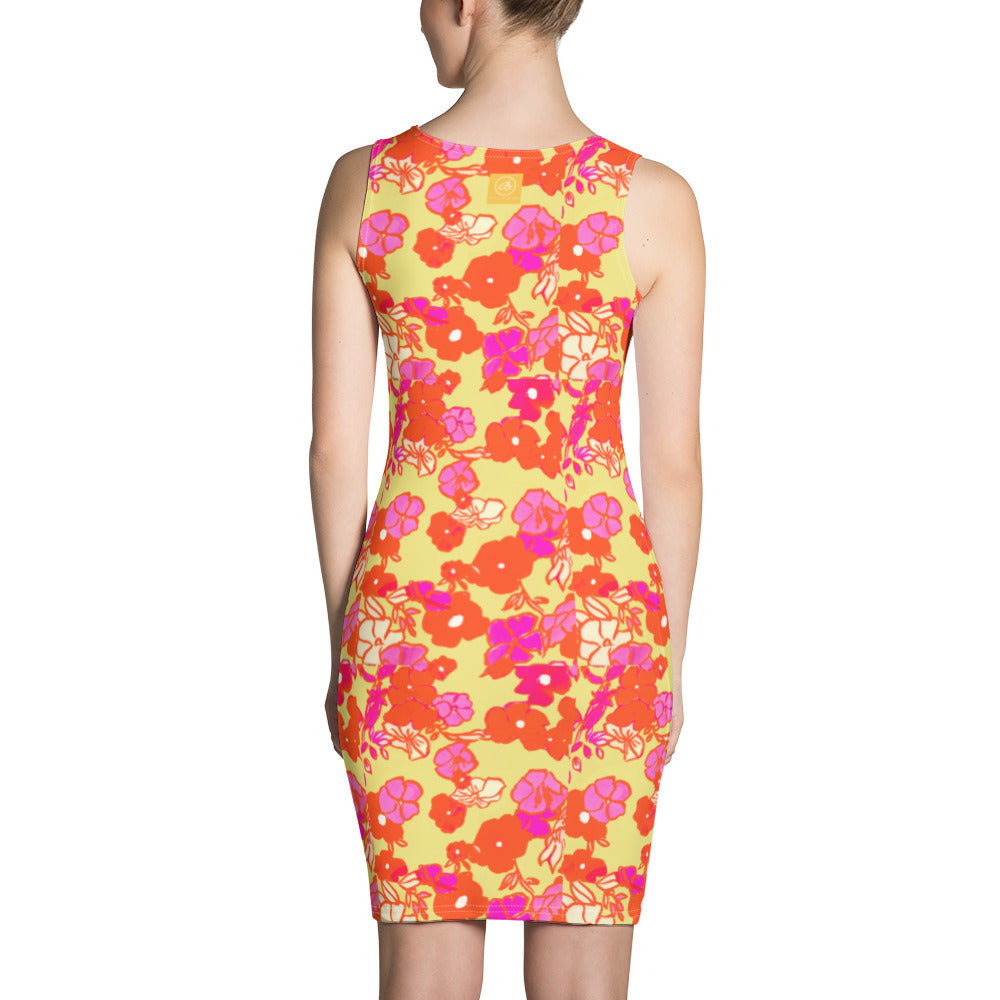 Ice Cream Floral Sublimation Cut & Sew Dress