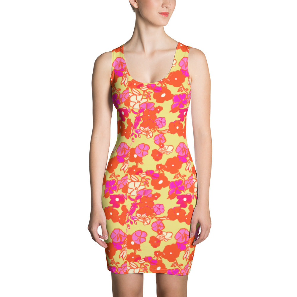 Ice Cream Floral Sublimation Cut & Sew Dress