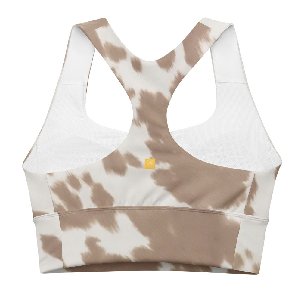 Pony Skin Longline sports bra