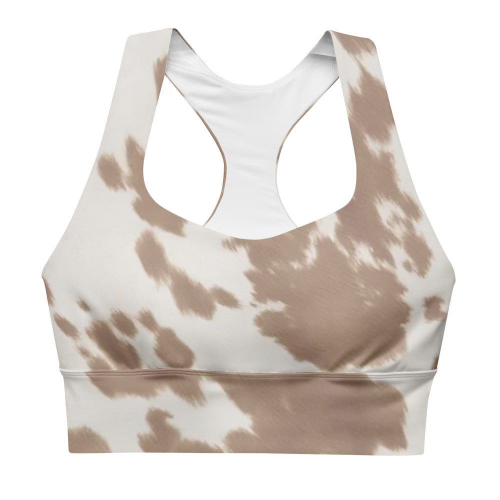 Pony Skin Longline sports bra