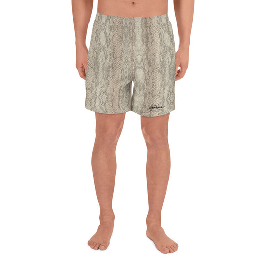 Mens Snake Skin Print Shorts