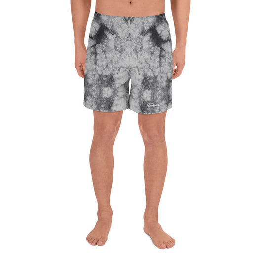 Grey Tie Dye Mens Shorts