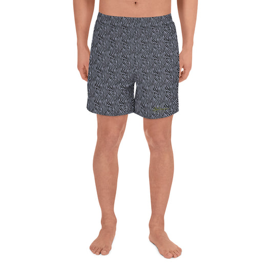 Grey Zebra Mens Shorts