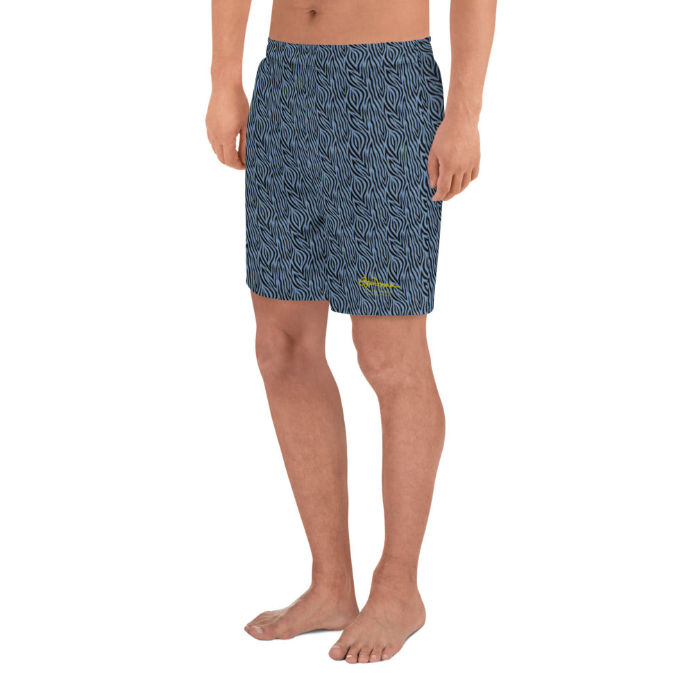 Blue Zebra Mens Shorts