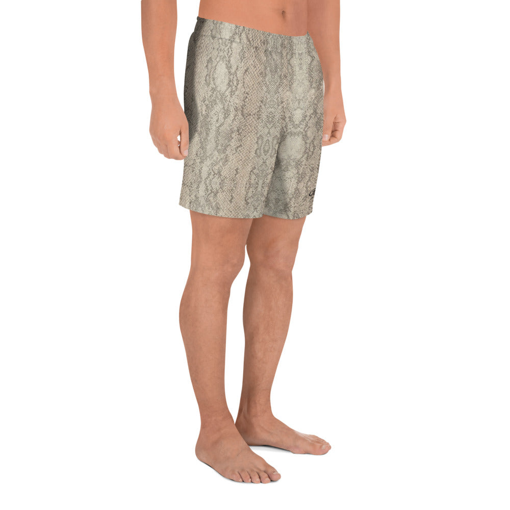 Mens Snake Skin Print Shorts