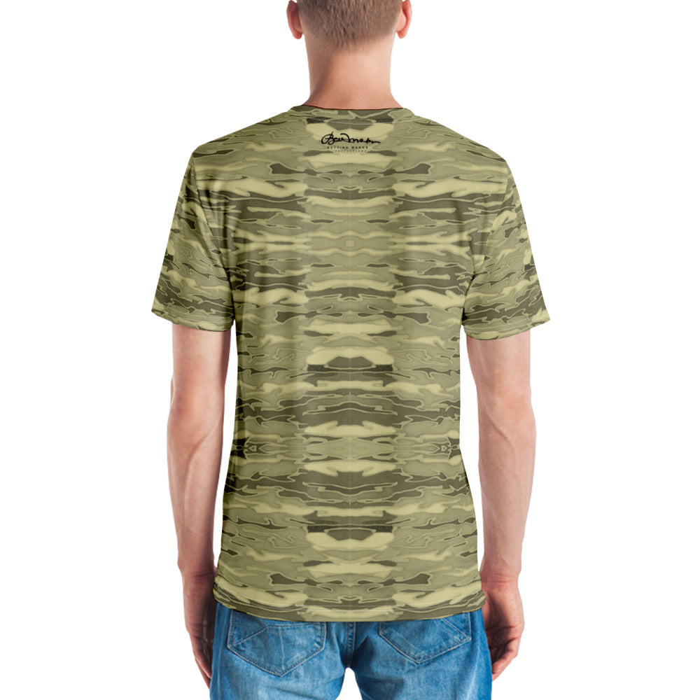 Khaki Lava Camouflage Men's T-shirt