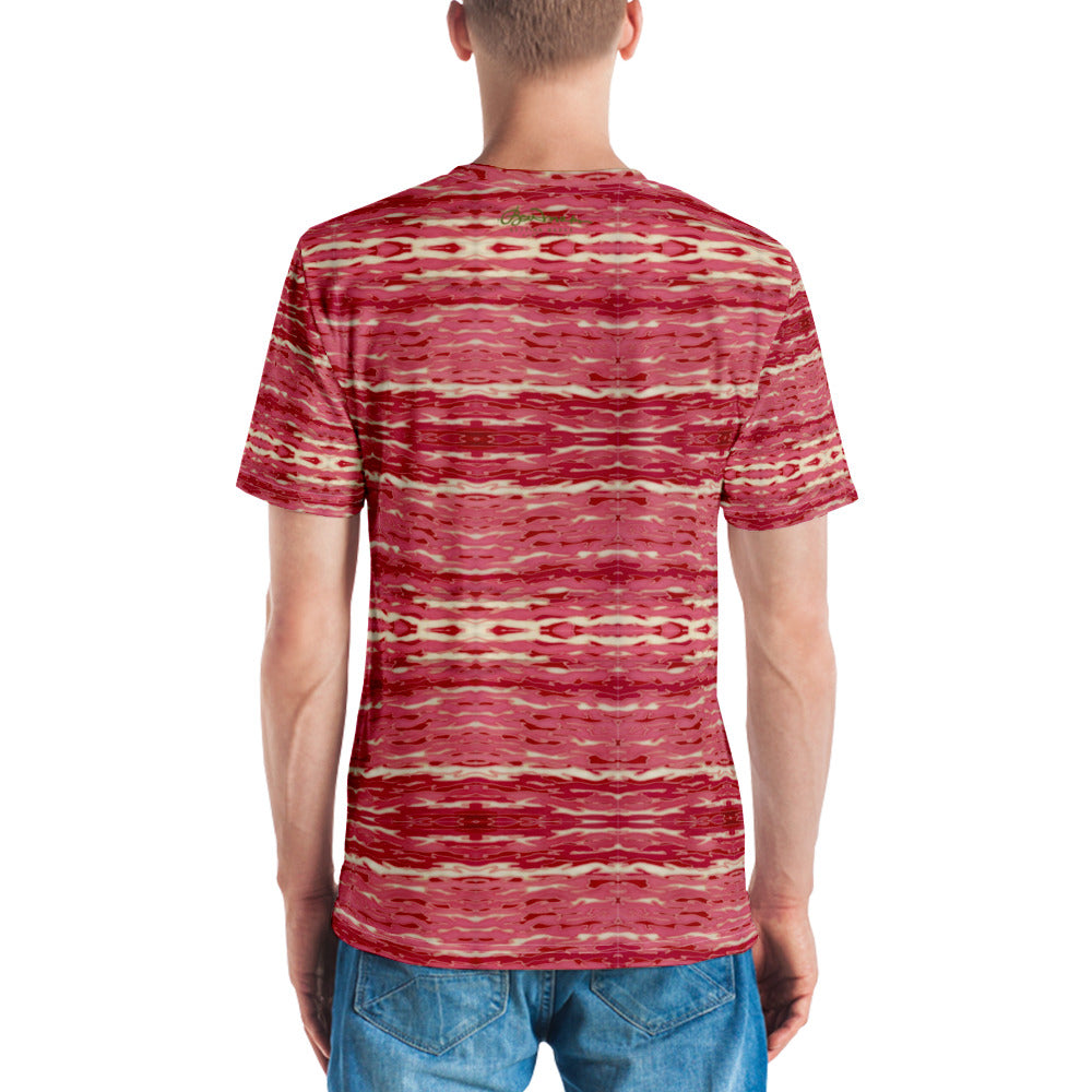 Pink Camouflage Lava Men's T-shirt