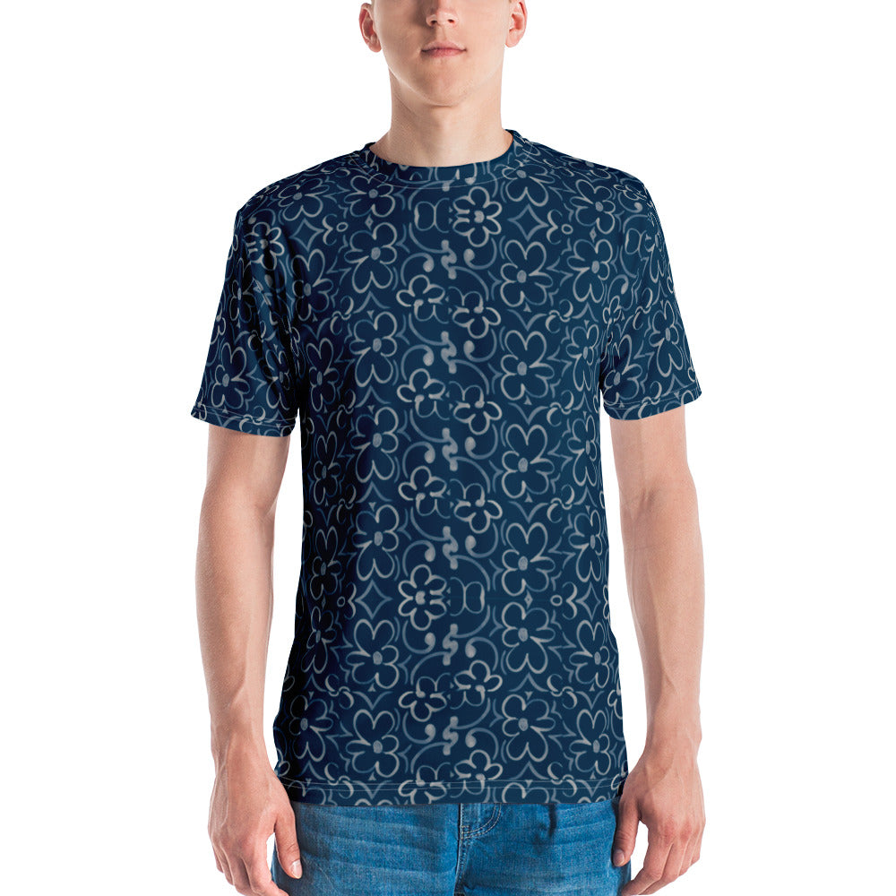 Linear Sixties Floral Men's T-shirt