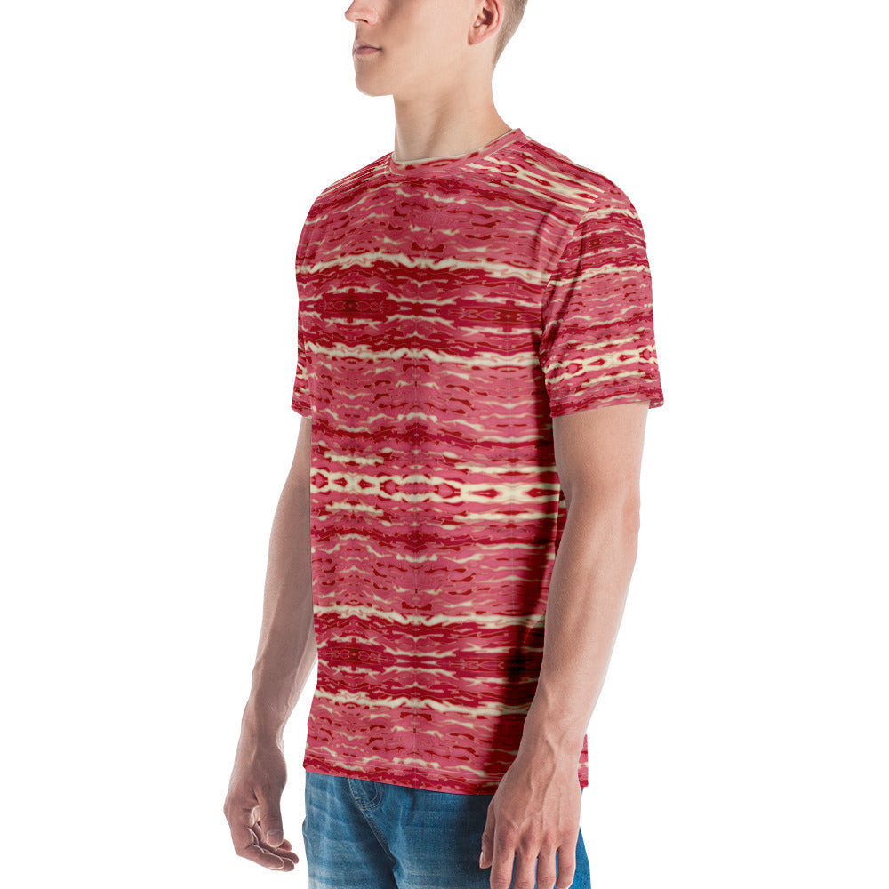 Pink Camouflage Lava Men's T-shirt