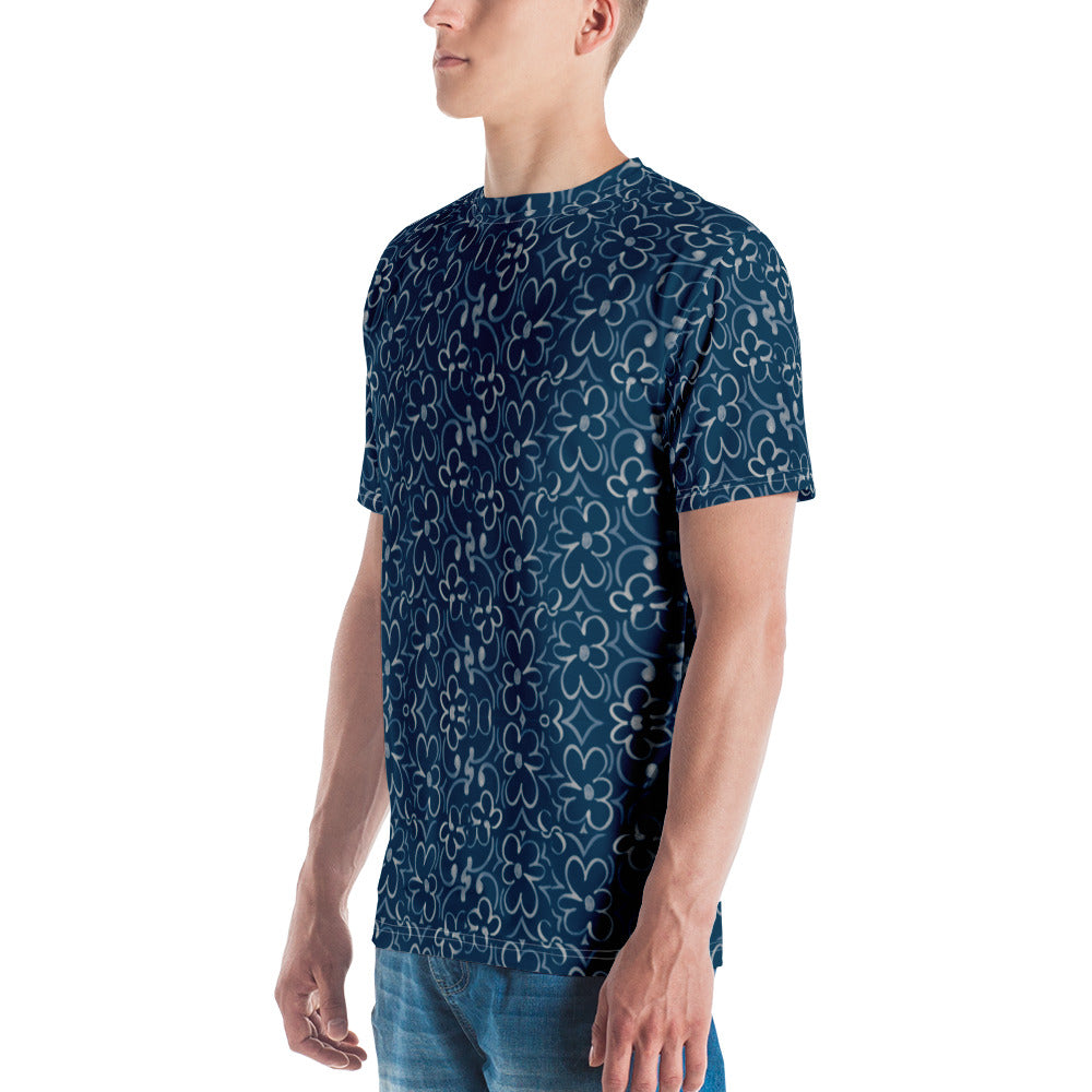 Linear Sixties Floral Men's T-shirt