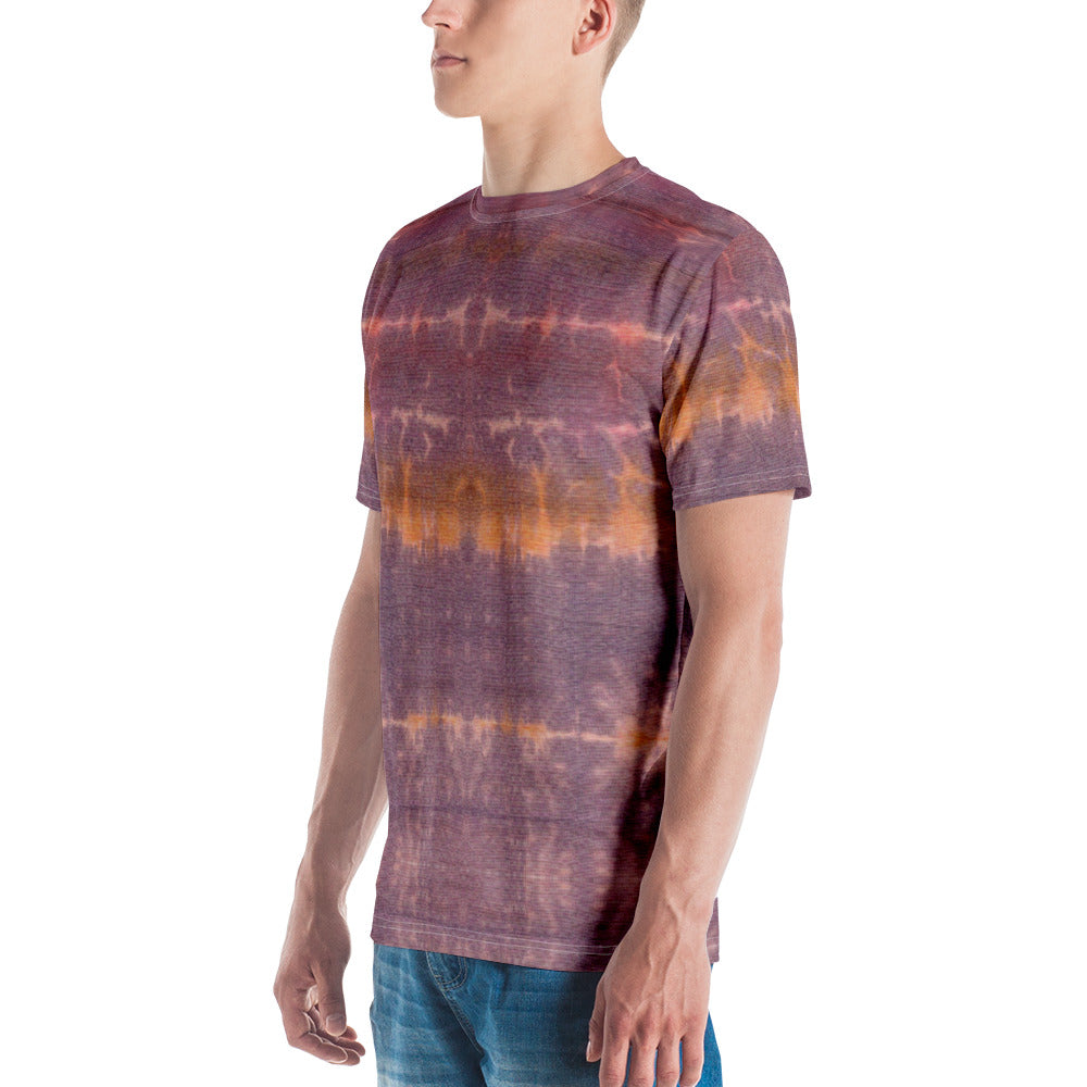 Purple Sunset Tie Dye Men's T-shirt