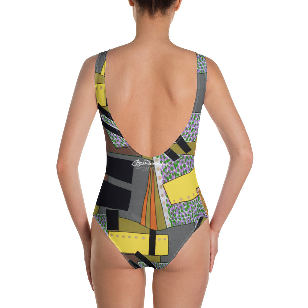 One-Piece Graphic Tango Bathing Suit