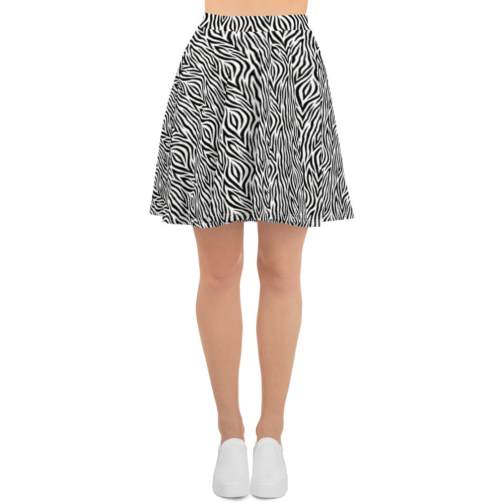 Zebra Skater Skirt