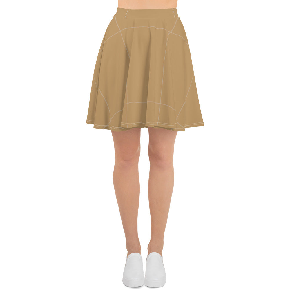 Camel Skater Skirt