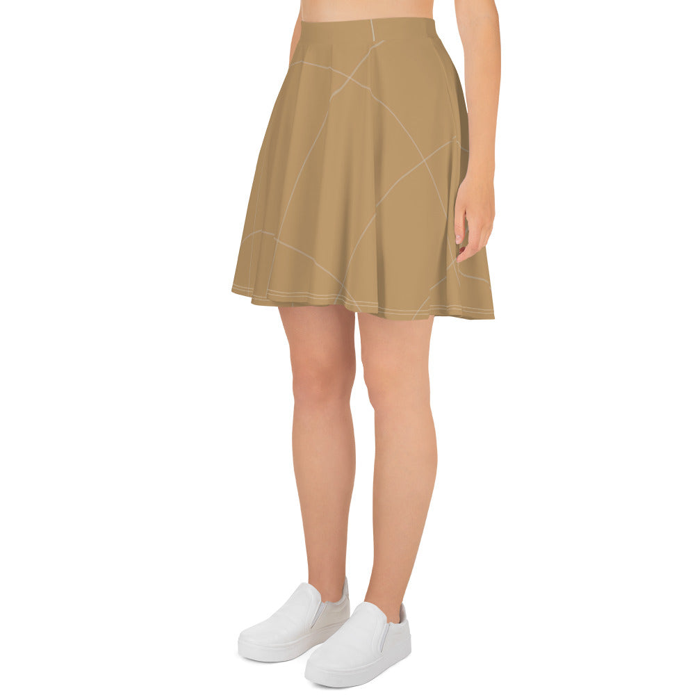 Camel Skater Skirt