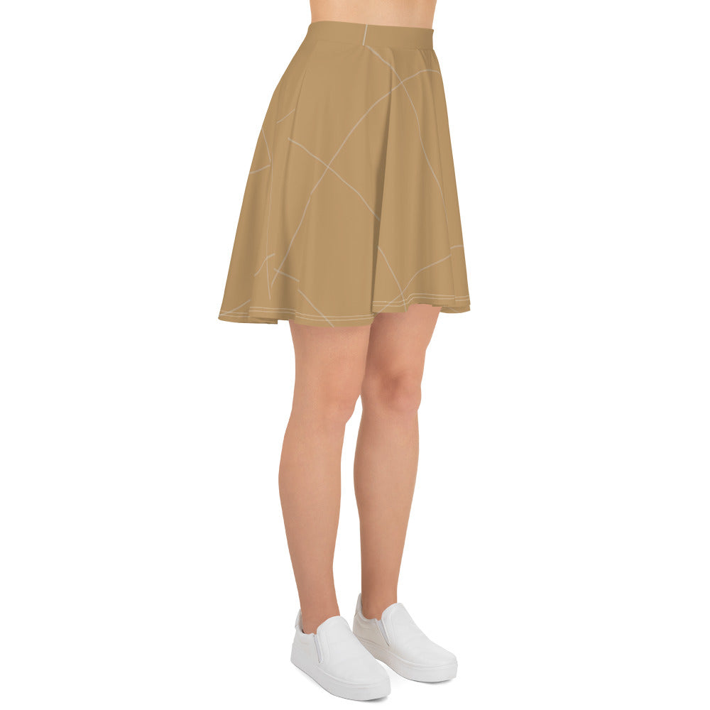 Camel Skater Skirt