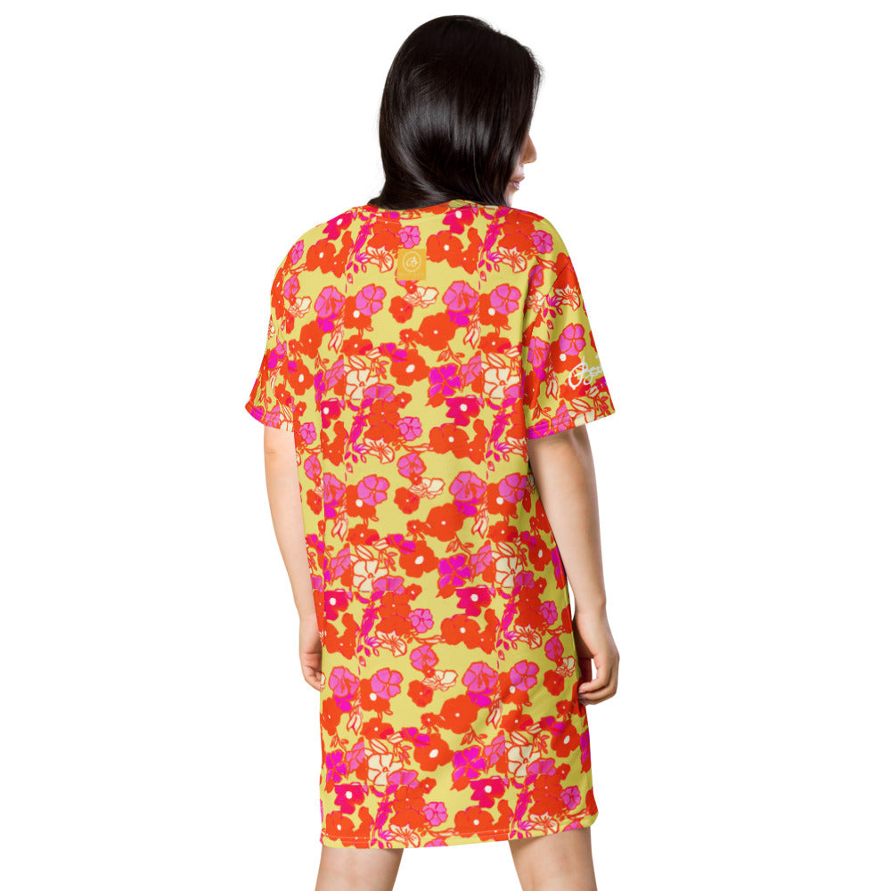 Ice Cream Floral T-shirt dress