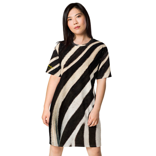 Zebra T-shirt dress