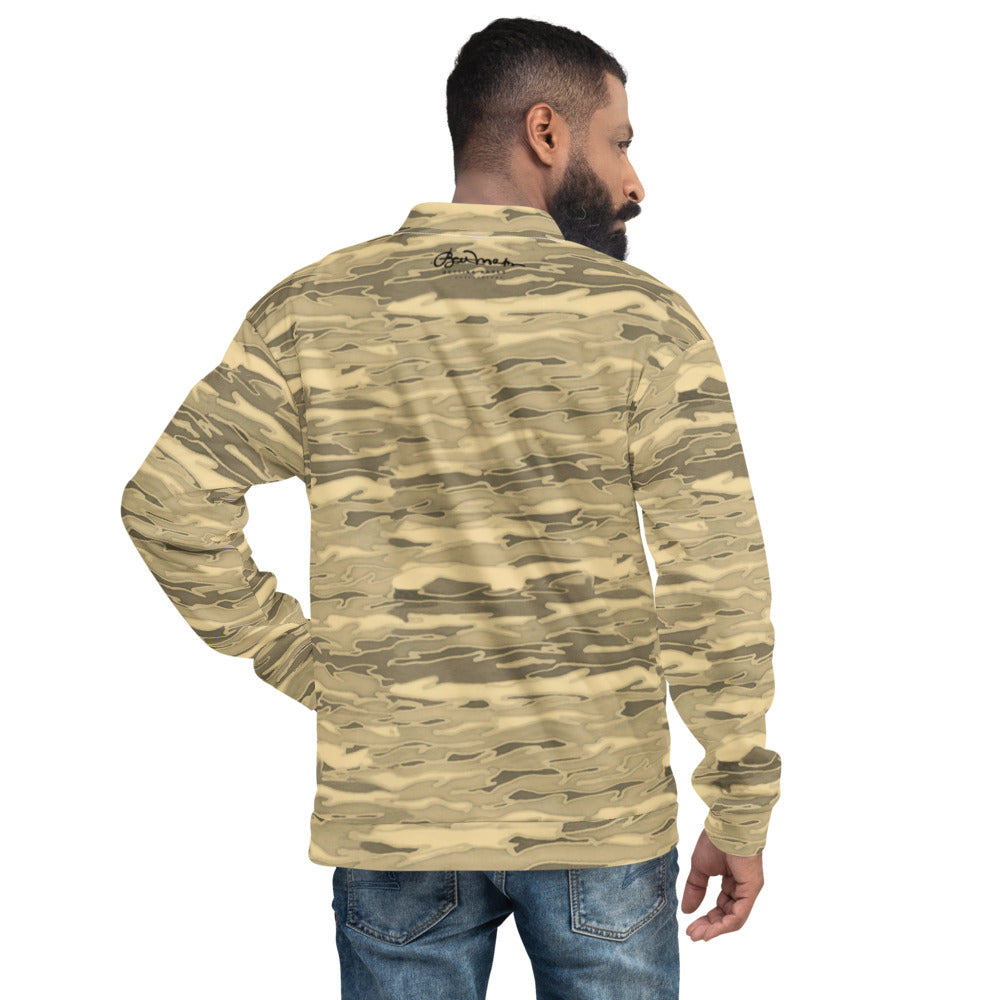 Unisex Bomber Jacket - Sand Lava Camouflage - Men