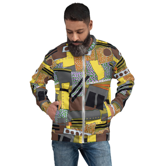 Recycled Unisex Bomber Jacket - Graphic Tango - Men