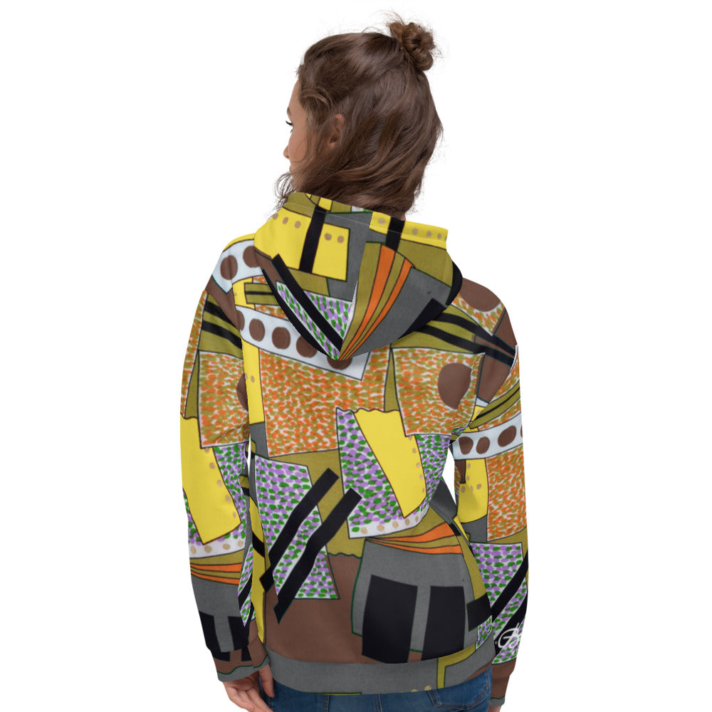 Recycled Unisex Hoodie - Graphic Tango - Women