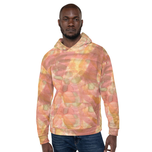 Recycled Unisex Hoodie - Watercolor Smudge - Men