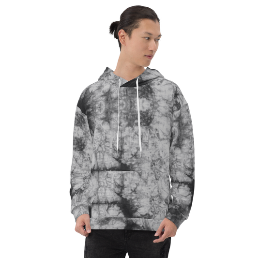 Recycled Unisex Hoodie - Grey Tie Dye - Men