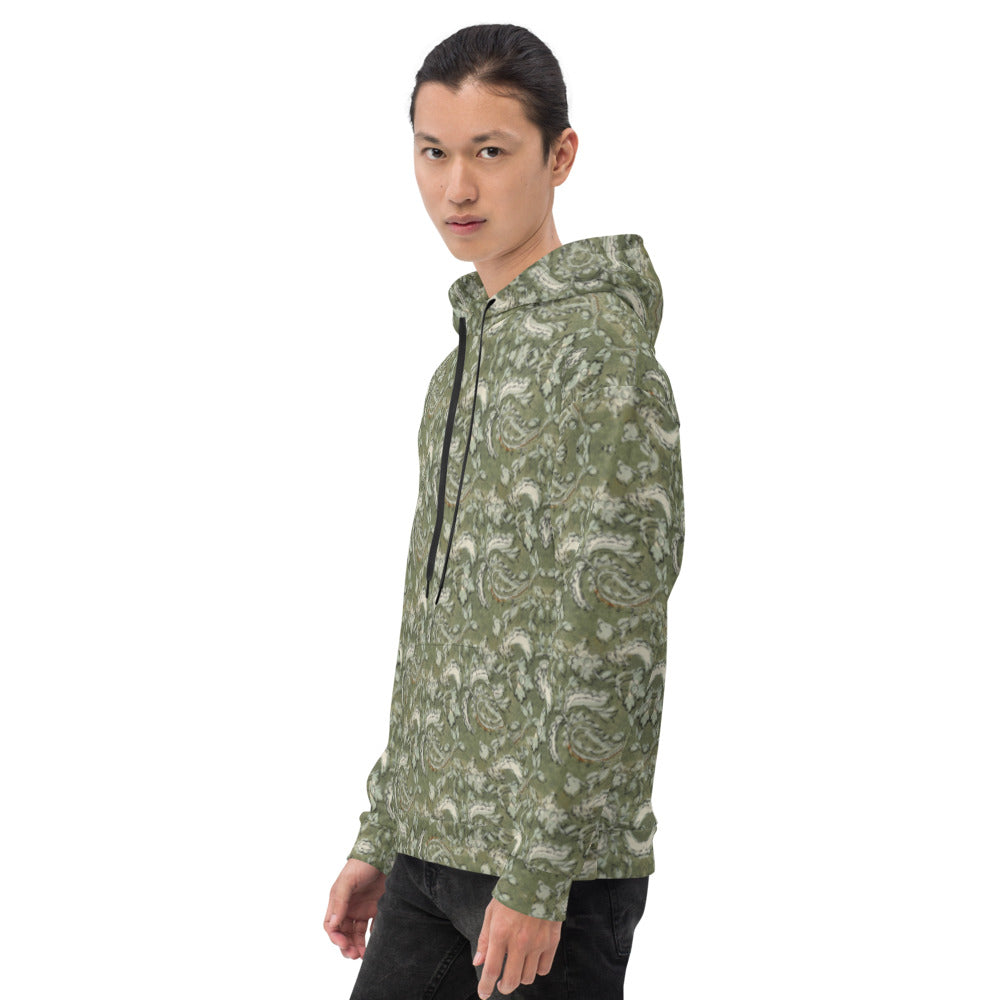 Recycled Unisex Hoodie - Floral Paisley - Men