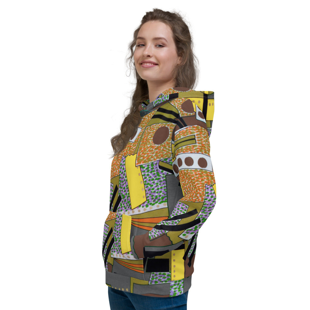 Recycled Unisex Hoodie - Graphic Tango - Women