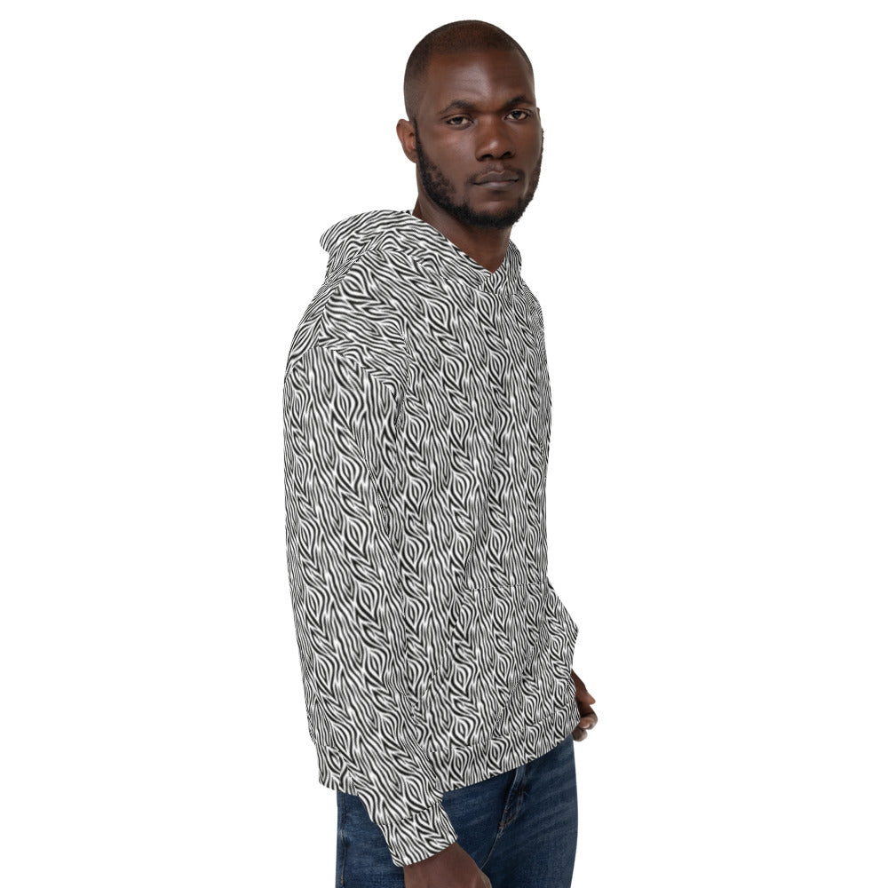 Recycled Unisex Hoodie - Zebra - Men