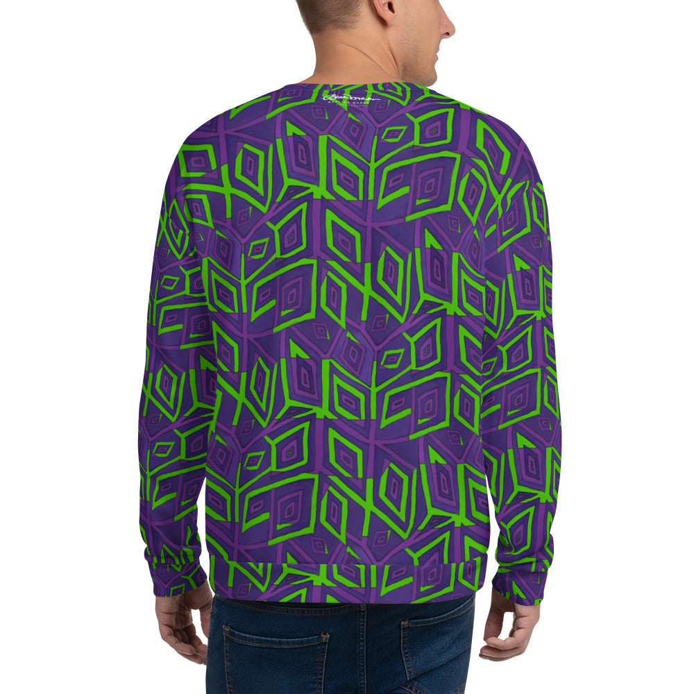 Recycled Unisex Sweatshirt - Joker Madness - Men