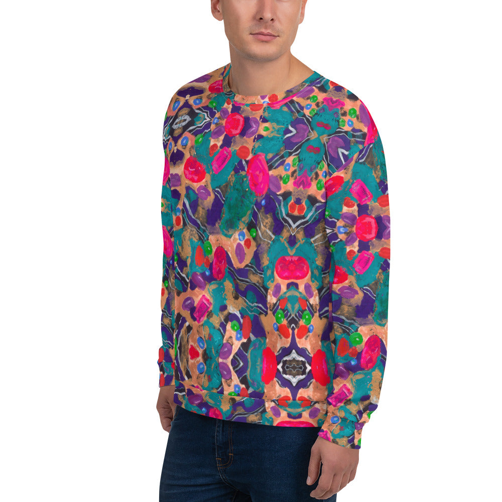 Recycled Unisex Sweatshirt - Jelly Bean - Men