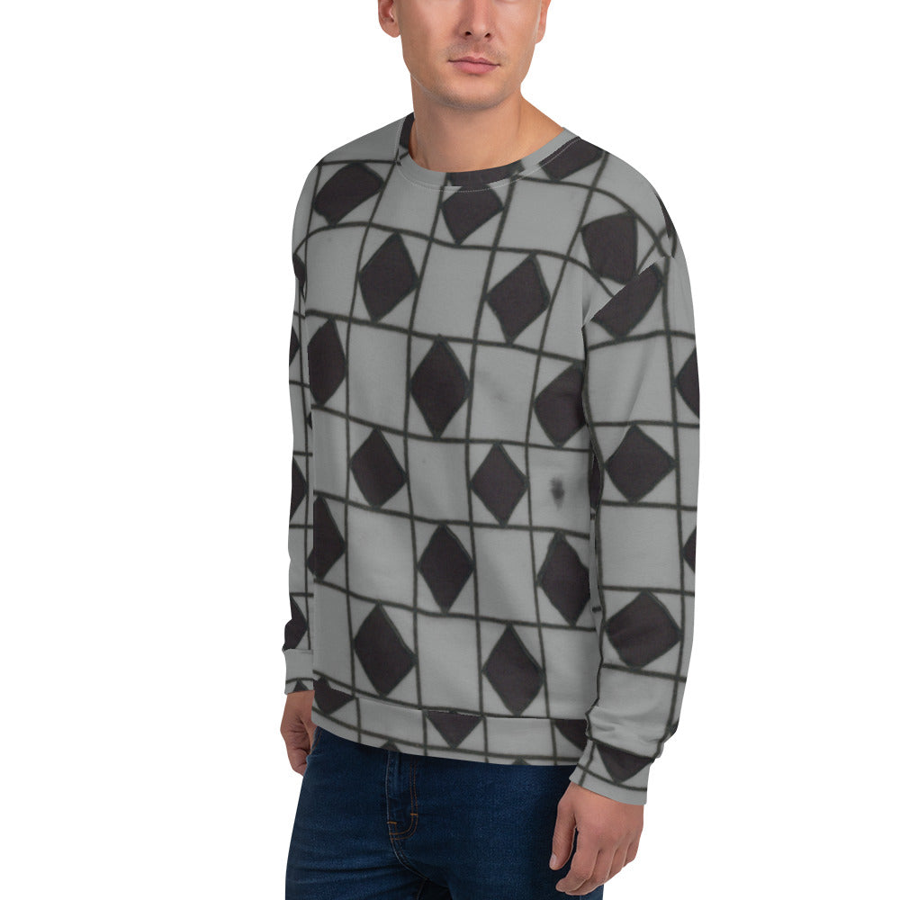 Recycled Unisex Sweatshirt - Grey Optical - Men