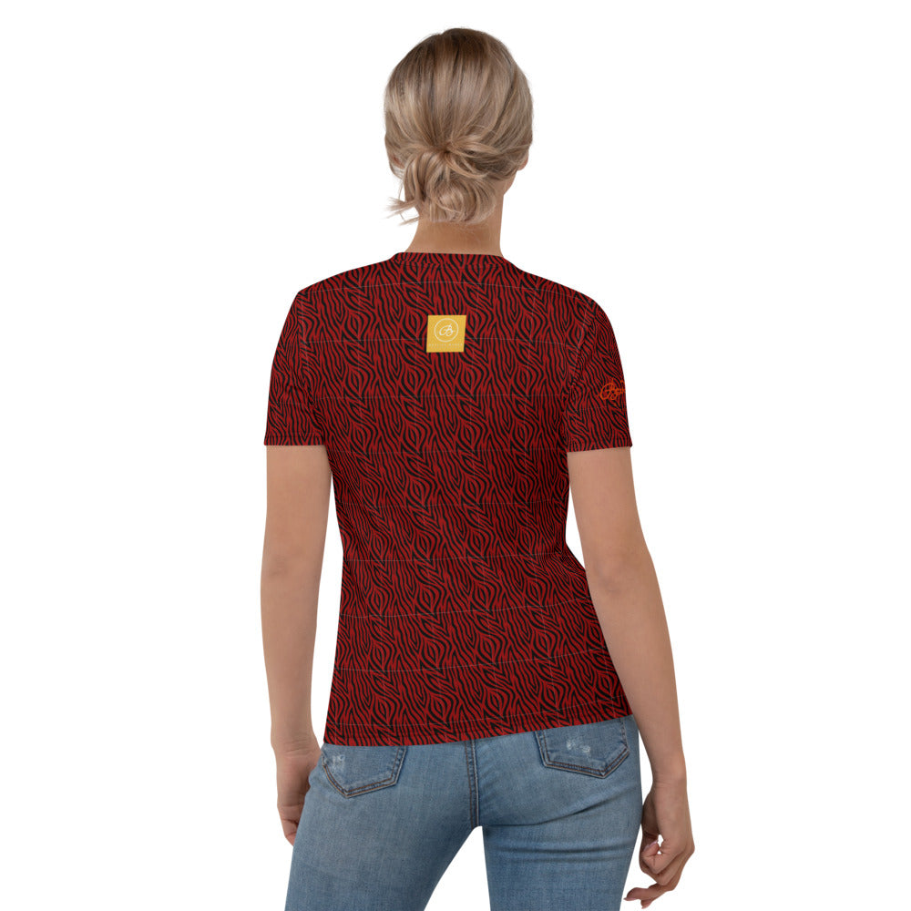 Red Zebra Women's T-shirt