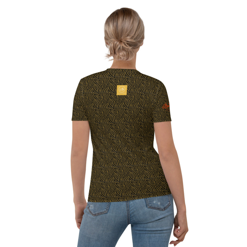 Olive Zebra Women's T-shirt