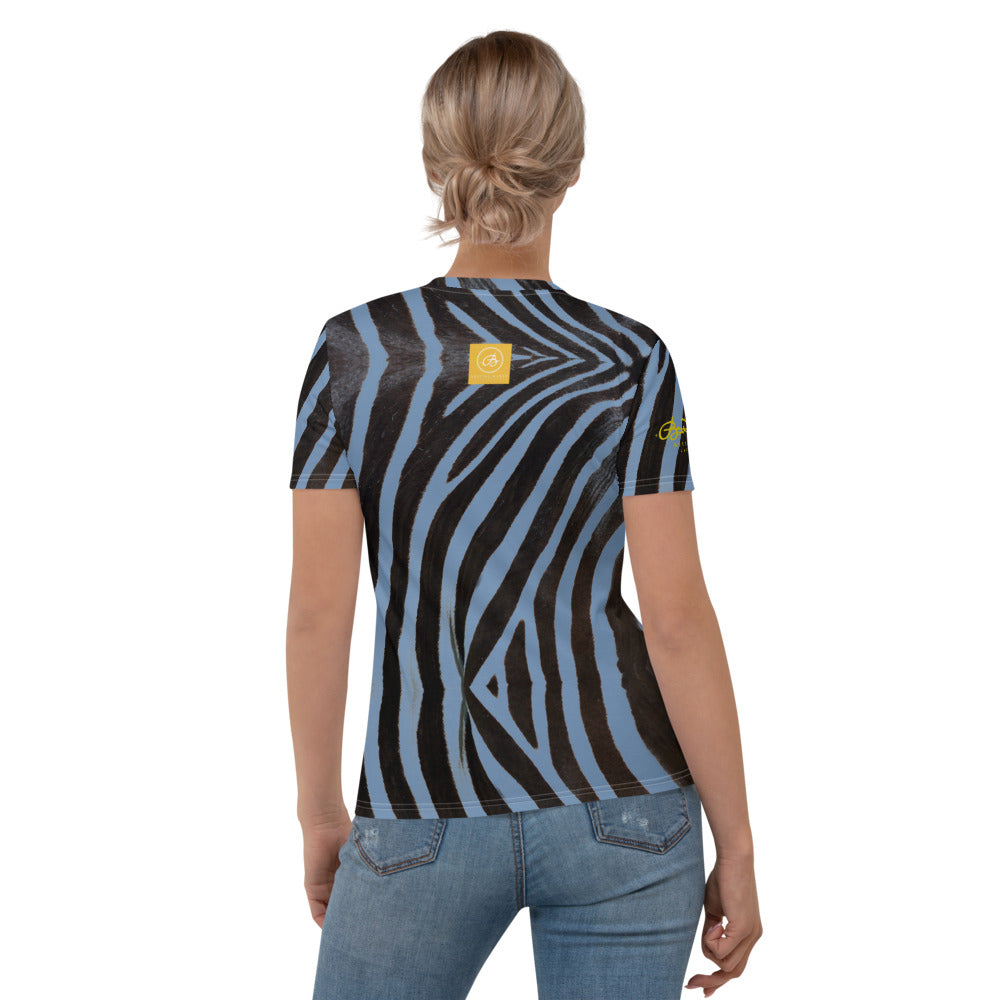 Blue Zebra Women's T-shirt