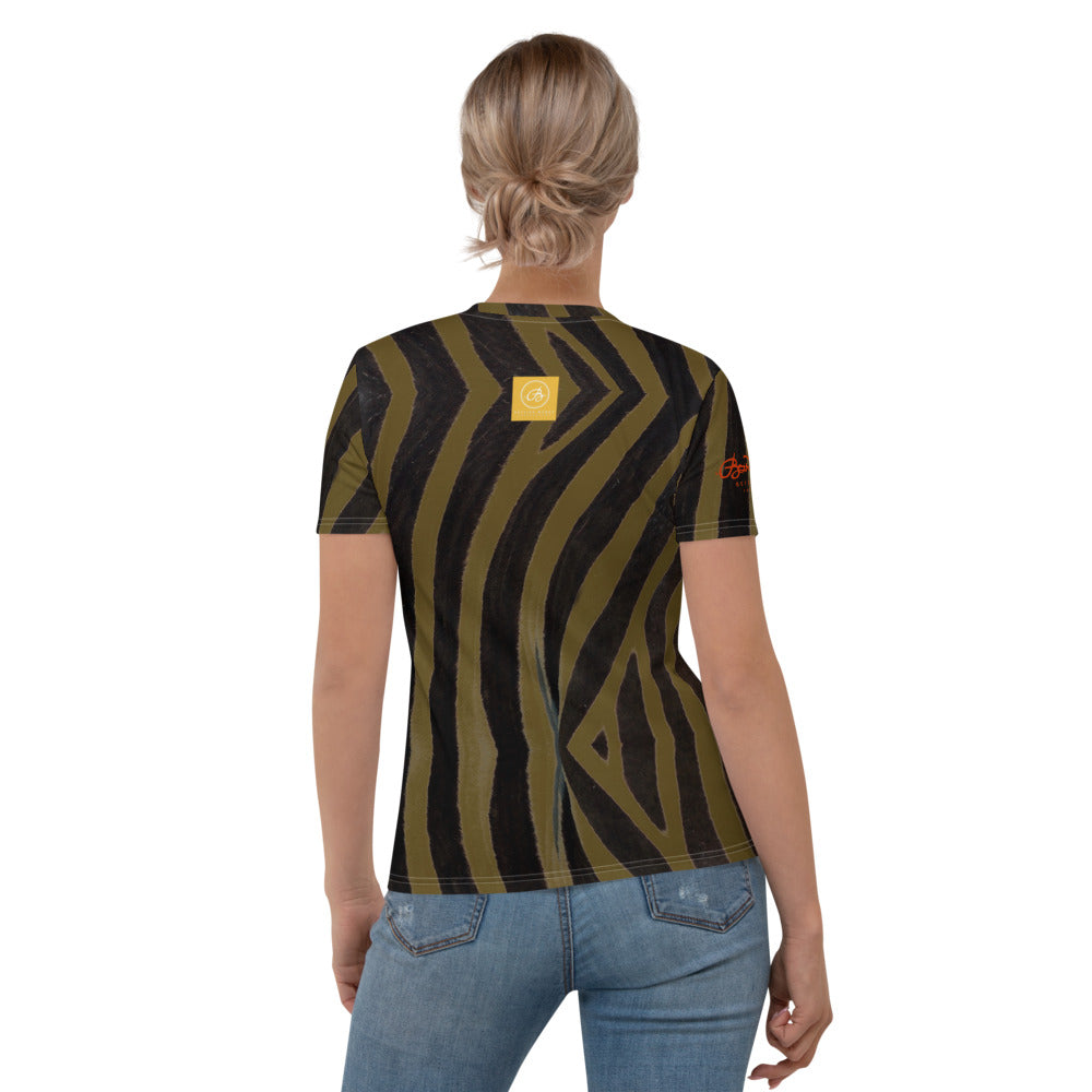 Olive Zebra Women's T-shirt