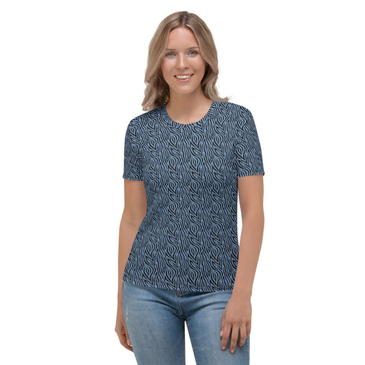 Blue Zebra Women's T-shirt