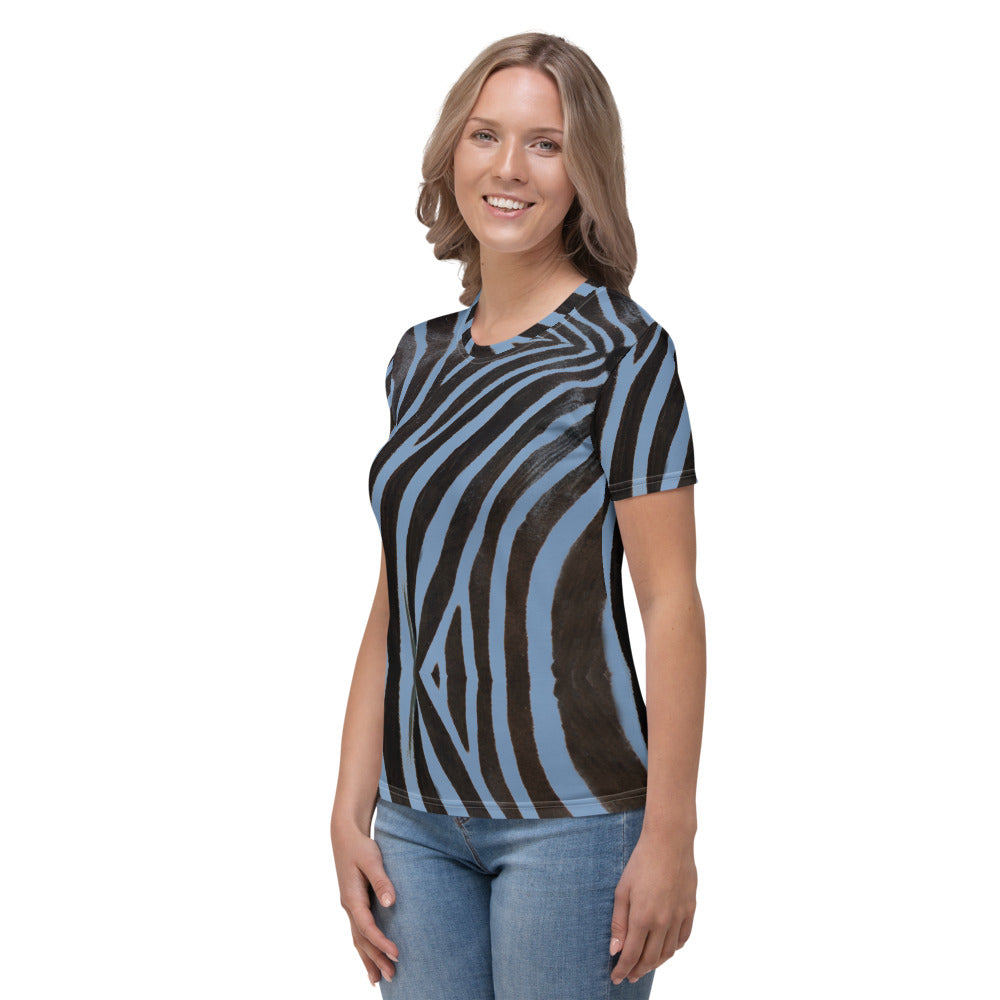 Blue Zebra Women's T-shirt