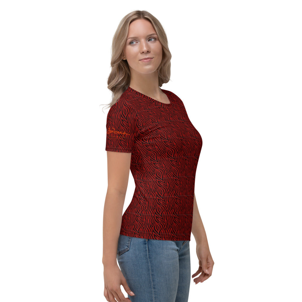 Red Zebra Women's T-shirt